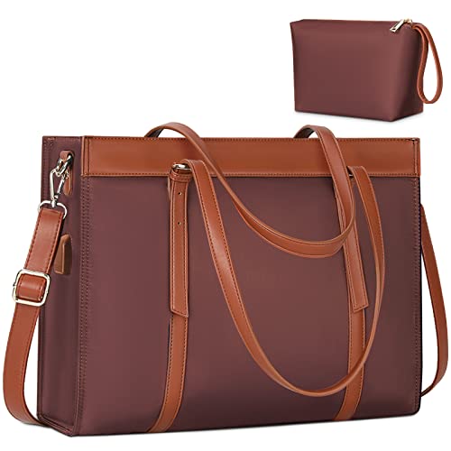 KTMOUW Shopper Damen Groß 15.6 Zoll Wasserdicht Handtasche Laptoptasche...