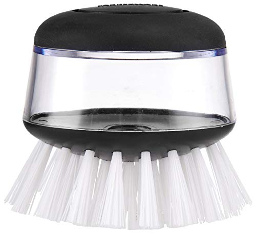 Farberware Soap Dispensing Palm Brush, Black