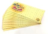 Digital Dress Room (Set of 12pcs) Ganesh Chaturthi Shagun Envelopes Handmade Best Wishes Designer Money Envelop for Shaadi, Gifting, Birthday Traditional Umbrella Chatar Design Multi Color Envelope