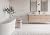 Bedrosians Monet Honed Marble Tile 2" x 8", Oriental White (40-Pack, 4.44 SF)