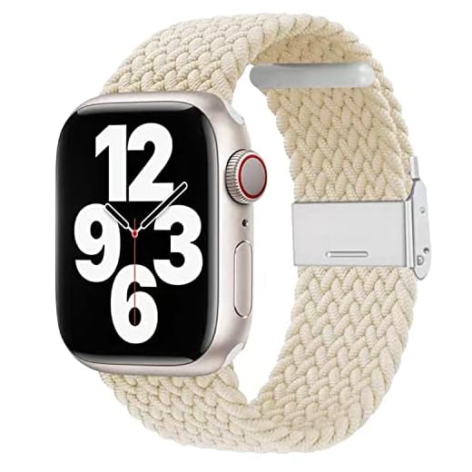 AIYIRUO Flätat Solo Loop Armband, Kompatibel med Apple Watch 45mm 41mm 44mm 40mm Justerbart Elastiskt Nylon Sport Ersättningsband Kompatibel med iWatch Strap Series 7/6/5/4/3/2/1,SE
