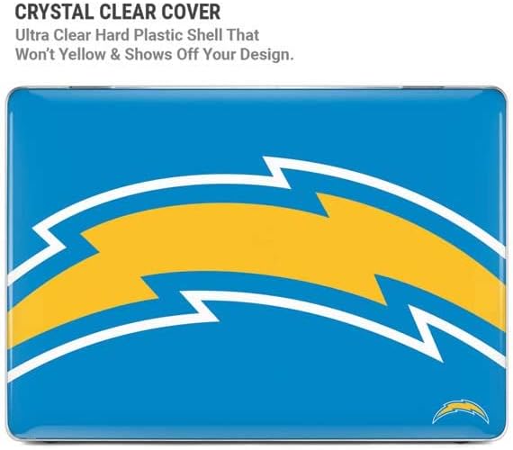 Skinit Case + Skin Compatible with MacBook Pro 14in (2021) - Officially Licensed NFL Los Angeles Chargers Large Logo Design