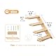 Katzentreppe Wand, Katzentreppe 4 Stufen, Kletterwand für Katzen, Katzen Treppe mit Juteseil, Wandmontage Katzenmöbel DIY Kletterwand