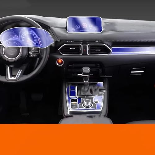 Film de protection TPU pour console centrale Mazda CX-8, idéal trajets famille