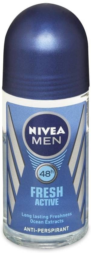 NIVEA Fresh Active Anti Perspirant (Imported) Deodorant Roll-on - For Men (50 ml)-picture-13