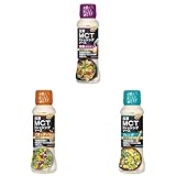 【セット買い】日清オイリオ 日清MCTドレッシングソース和風オニオン 190ml + 日清オイリオ 日清MCTドレッシングソースごま&ナッツ 190ml + 日清オイリオ 日清MCTドレッシングソースフレンチ 190ml
