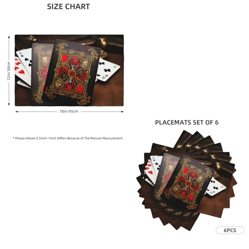 Sets de table en lin synthétique résistant à la chaleur lavables pour table de cuisine
