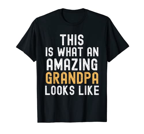 This is what an amazing abuelo looks like funny retro Camiseta