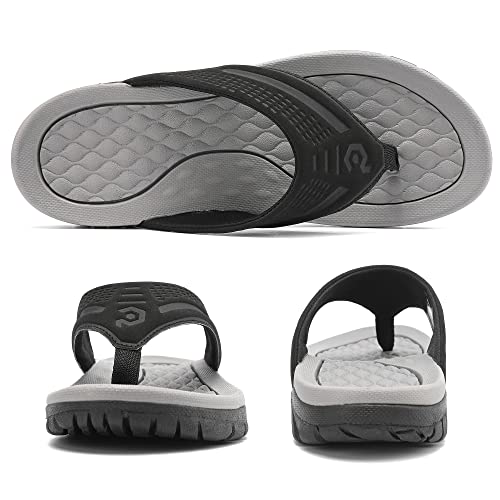 Image of Men's Flip-Flops, Thongs Sandals Durable Comfort Slippers for Beach