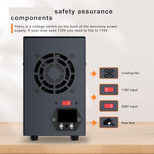 Alimentation CC 30V 5A réglable DPS305U avec banc réglage d'encodeur - 6