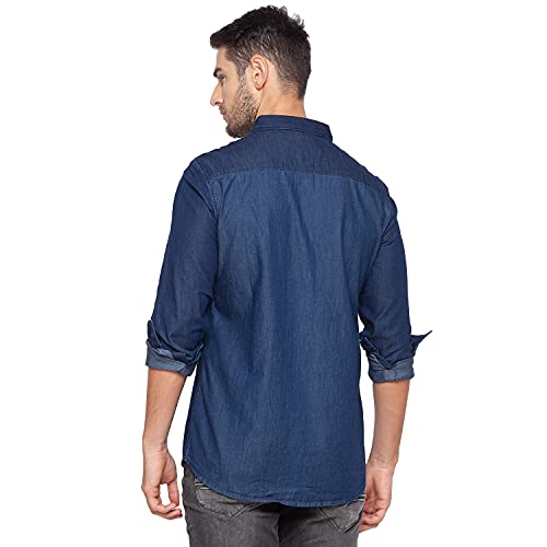 Image of Spykar Men's Striped Slim Fit Shirt