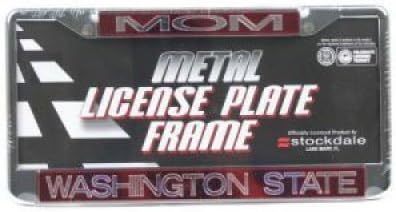 WSU Cougars Metal mom Inlaid Acrylic License Plate Frame