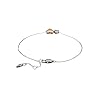Fossil-Womens-Stainless-Steel-Silver-Tone-Chain-Bracelet Fossil Women's Silver-Tone Bracelet, Color: Silver (Model: JF03095998)
