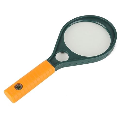 MQPALZKD 6X/10X Handheld Magnifying Glass Reading Repair