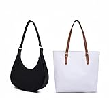 Bolsa de duas peças (Preto + branco)