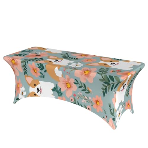 Nappe de jardin anti-vent et infroissable pour table rectangulaire - 2