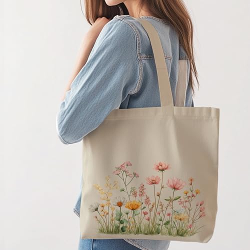 Image of Aesthetic Tote Bag for Women | Medium Size with Inner Pocket | Stylish & Practical