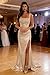 Djqpi Gold Sparkly Prom Dresses 2026 Square Neck Mermaid Bodycon Long Formal Dress for Teens Ball Gowns Size 0