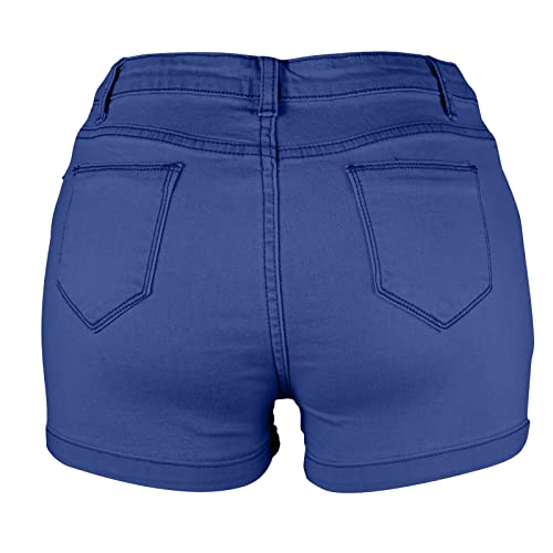 Ffenyan Womens High Waisted Stretchy Denim Shorts Casual Short Jeans With Pockets #TOP3