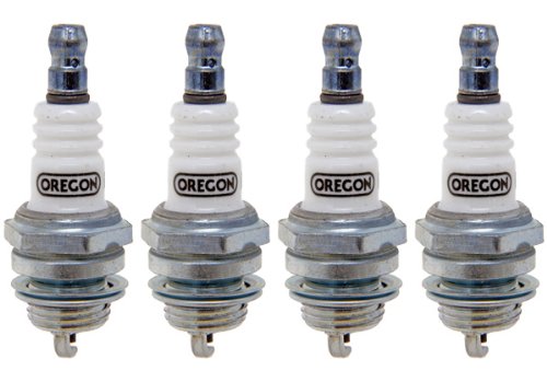 Oregon (4 Pack) 77-313-1-4pk Spark Plug Replaces Bosch W9ECO Champion J17LM NGK B4LM