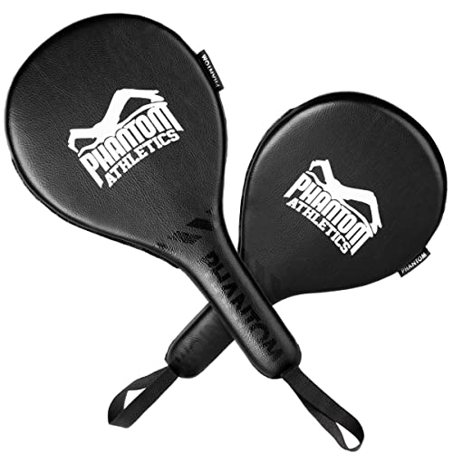 Phantom Athletics Unisex – Erwachsene Phantom Boxing Paddles Boxpratzen, Schwarz, M