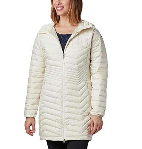 Image of Columbia Women Solid Powder Lite Mid Jacket Hoodie