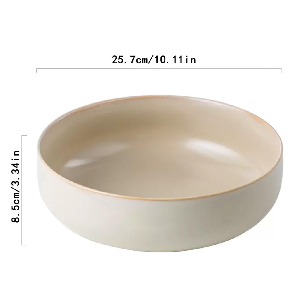 Miska do sałatek warzyw i owoców miska do sałatek japońska ceramiczna zastawa stołowa gospodarstwo domowe duża miska do jedzenia makaron miska na zupę przybory kuchenne (A, M)