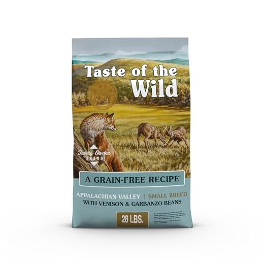 Taste of the Wild Appalachian Valley Small Breed Grain-Free Recipe with Roasted Venison Dry Adult Dog Food, Made with High Protein from Real Venison 28lb