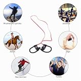 Słuchawki Bluetooth, Bezprzewodowe Słuchawki Douszne Sportowe Bezprzewodowe Zestawy Słuchawkowe z Pałąkiem na Kark, Odporny na Pot Zestaw Słuchawkowy z Głębokim Basem, Stereo