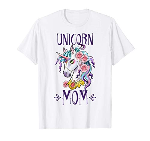 Unicorn mom mama mother birthday mother's day gifts women t-shirt