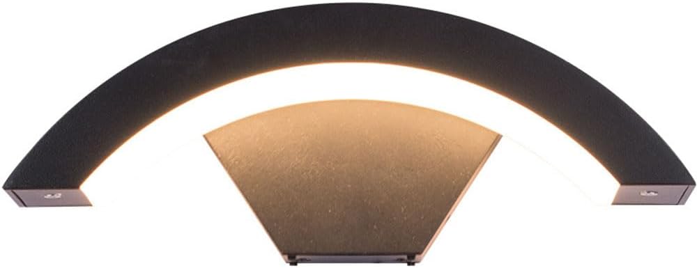 29cm Motion Sensor Outdoor Lights 18W LED Wall Light IP65 Waterproof Aluminum Wall Sconce Lamp 3000K Warm White Dusk to Dawn Sensor Night Lights for Garage Patio Walkway Porch Garden