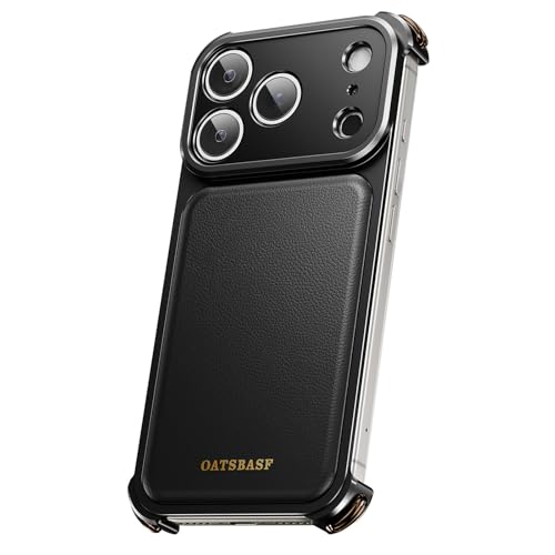 OATSBASF iPhone 17 Pro P[X JSʕی MagSafe[dΉ ^t[ {v obNpl X}zP[X ubN