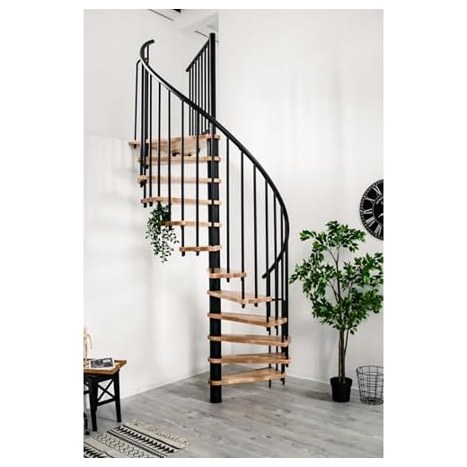 Austrian Beech Wood Spiral Staircase Kit