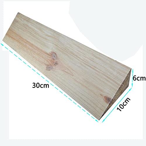 Rampa de Madera Maciza 10x30x6 cm, Superficie Antideslizante miniatura 5