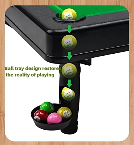 Mini Pool Table For Cats Mini Pool Table Playset, Mini Billiards Table Top Game For Kids Adults Width 2 Ball Club 11 Balls And A Lampstand #TOP4
