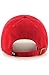 NBA Chicago Bulls Adult NBA '47 Clean Up Adjustable Hat, One Size, Red