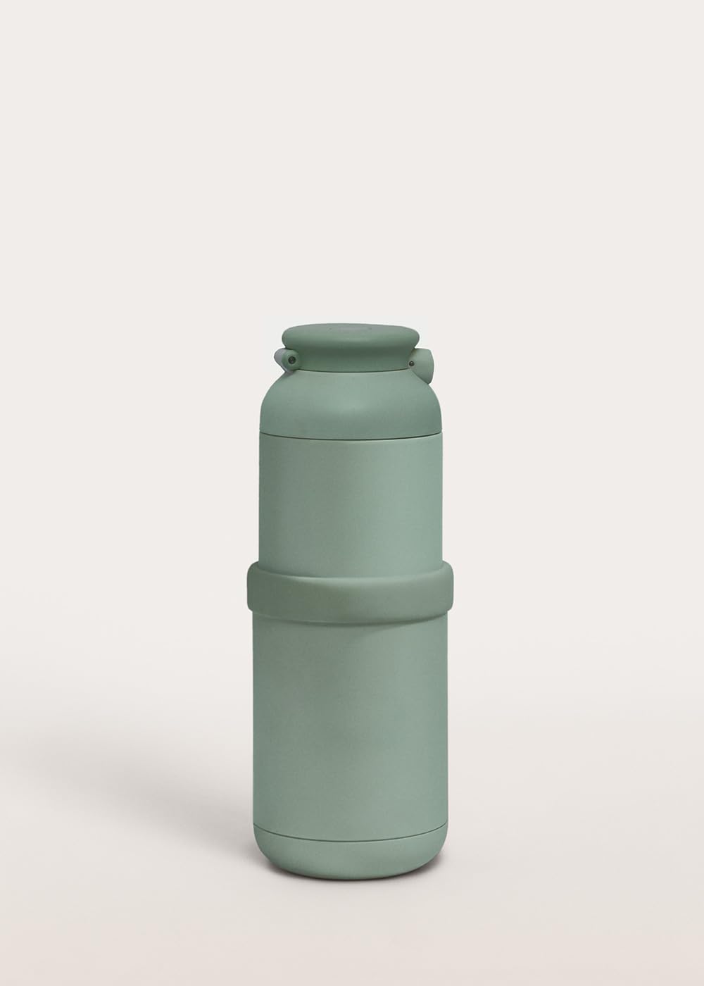 CREATE/BABY PORTABLE MILK WARMER/Termo calentador de leche y agua para biberones verde sage/Selector de temperatura, para leche materna y de fórmula, capacidad de 310 ml, libre BPA/PFOA, 35W