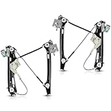A-Premium Electric Power Window Regulator Without Motor Compatible with Mercedes-Benz W219 Series CLS500 CLS55 AMG CLS550 CLS63 2006-2011 Sedan Front Left and Right 2-PC Set