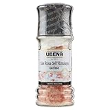 UBENA, Sale Rosa Himalaya in Cristalli, Aroma Raffinato, Formato Tappo Macina da 80 gr, 80 grammo