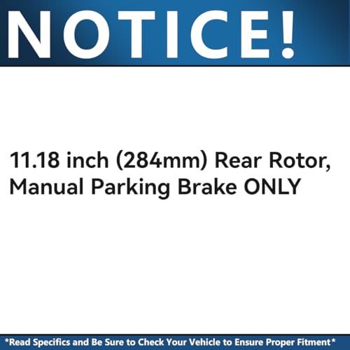 Image of Detroit Axle - Rear Brake Kit for Hyundai 2016-2018 Sonata Kia Optima