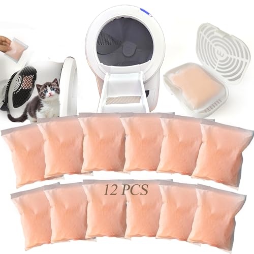 PurifyLogix Cat Litter Box Deodorizer Compatible with Whisker OdorTrap Pod, Odor Filters for Litter-Robot and Traditional Litter Boxes, Pet Odor Eliminator