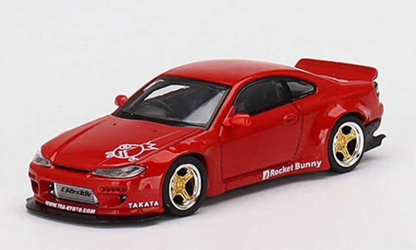 Amazon.co.jp: 1/64 MINI-GT Pandem Nissan Silvia (S15) Red (Right