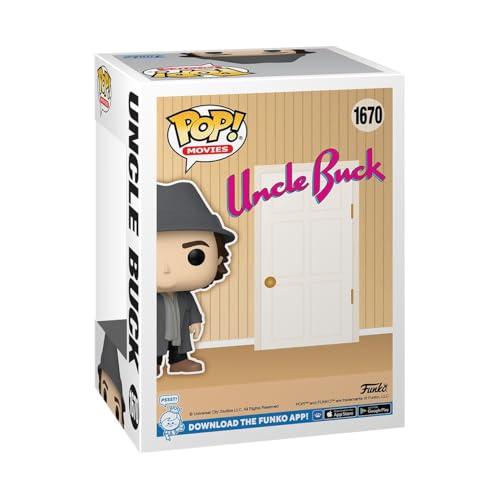 Funko Pop! Movies: Uncle Buck – Buck - Porte-clés - Mini-Figurine en Vinyle à Collectionner Porte-clés Fantaisie - Cadeau de Noël - Idée de Cadeau - Produits Officiels - Movies Fans - Mini-Figurine