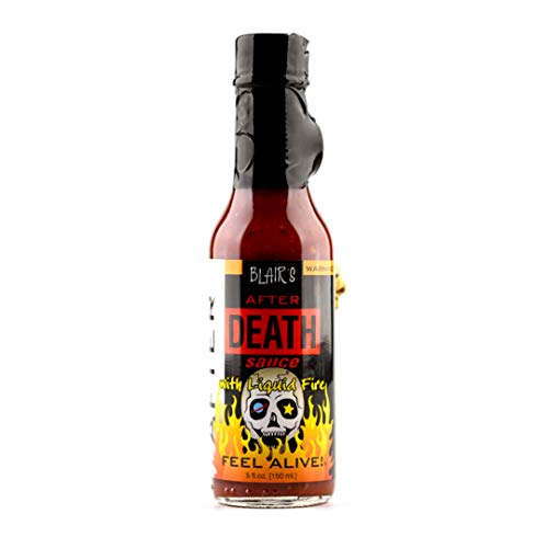 Blair's® AFTER DEATH Amerikanische Scharfe Sauce mit Chipotle (5oz = 150ml) | 50.000 Scoville Heat Units (SHU) Cover
