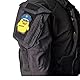 Angry Chicken Rubber Patch - Polizei - Fun Patch - Klettpatch - Yellow