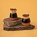 O'La Design Match Holder with Striker - Set of 2 - Handmade in Cappadocia for Decorative Matches - Ceramic Match Striker for Safety Matches and Strike Anywhere Matches - Matches not Included