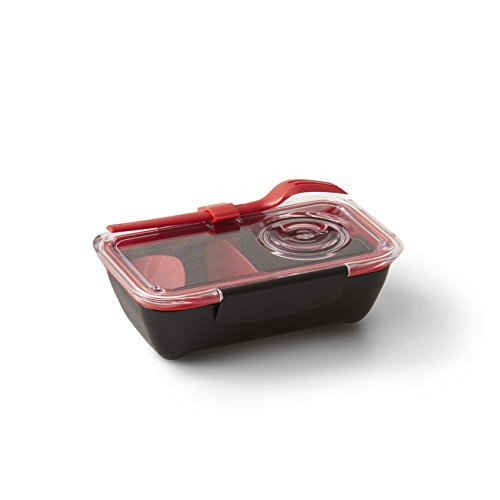 Black+Blum - Bento Box, Black / Red