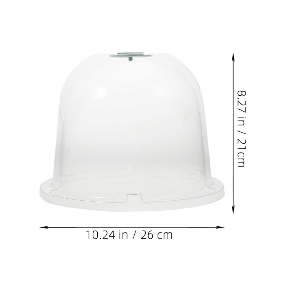POPETPOP 3pièces Cloche De Jardin Plastique Transparent Dôme Pour Plantes Protection Humidité Gel Pour Et Pots De Jardin Extérieur