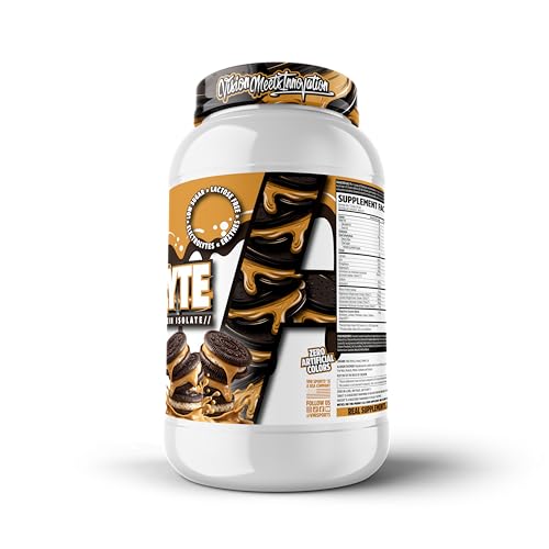 Image of VMI Sports | ProtoLyte Whey Isolate Protein Powder | Low Calorie Whey for Weight Loss and Muscle Gain | Digestive Enzymes | Non-GMO (1.6 lb, Peanut Butter Cookies and Cream)