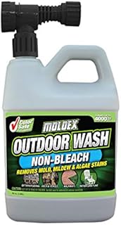 Moldex Mold, Mildew & Algae Stain Remover Non-Bleach Outdoor Wash, 56 oz